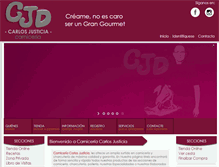 Tablet Screenshot of carniceriacarlosjusticia.com